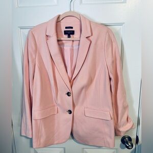Talbots Light Pink Tailored Blazer Jacket